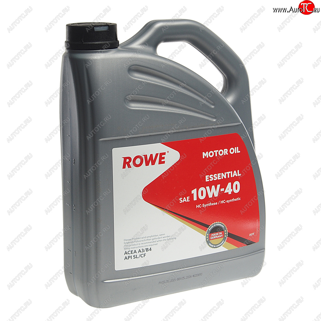 3 299 р. Масло моторное ESSENTIAL SLCFA3B4 10W40 псинт.4л ROWE ROWE 20259-453-2а  с доставкой в г. Пермь
