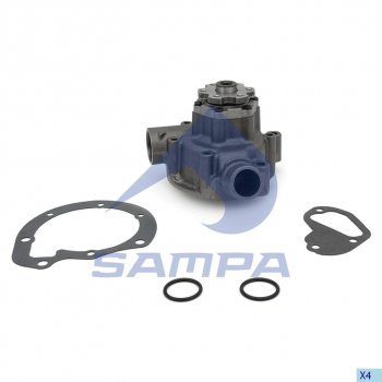 5 599 р. Насос водяной MERCEDES дв.OM364 SAMPA SAMPA 203.009  с доставкой в г. Пермь. Увеличить фотографию 1