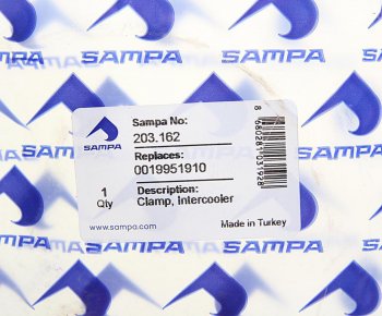 549 р. Хомут MERCEDES патрубка интеркулера SAMPA SAMPA 203.162  с доставкой в г. Пермь. Увеличить фотографию 2