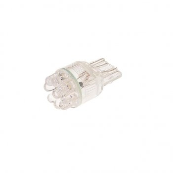 105 р. Лампа светодиодная 24V W21W W3x16d бесцокольная 9 светодиодов Red MEGAPOWER MEGAPOWER-AUTOMOTIVE 20381r-24  с доставкой в г. Пермь. Увеличить фотографию 2