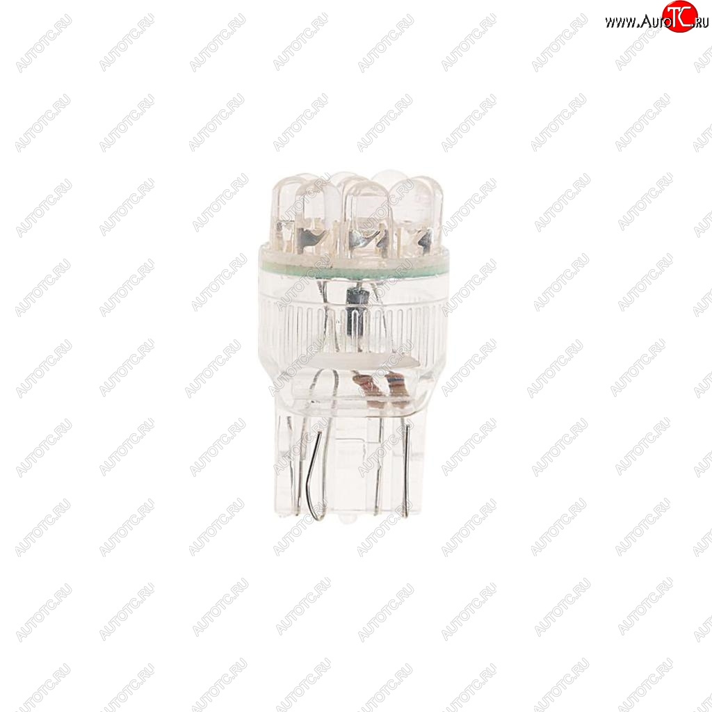 105 р. Лампа светодиодная 24V W21W W3x16d бесцокольная 9 светодиодов Red MEGAPOWER MEGAPOWER-AUTOMOTIVE 20381r-24  с доставкой в г. Пермь