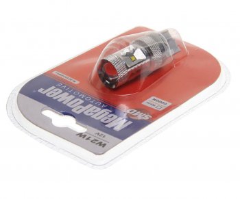 619 р. Лампа светодиодная 12V T20W BA9s 6000K 6 светодиодов блистер (1шт.) MEGAPOWER MEGAPOWER-AUTOMOTIVE 20393swбл  с доставкой в г. Пермь. Увеличить фотографию 2