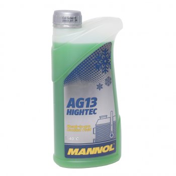 389 р. Антифриз зеленый -40C 1л AG13 Hightec HOAT 4013 MANNOL MANNOL 2040  с доставкой в г. Пермь. Увеличить фотографию 1