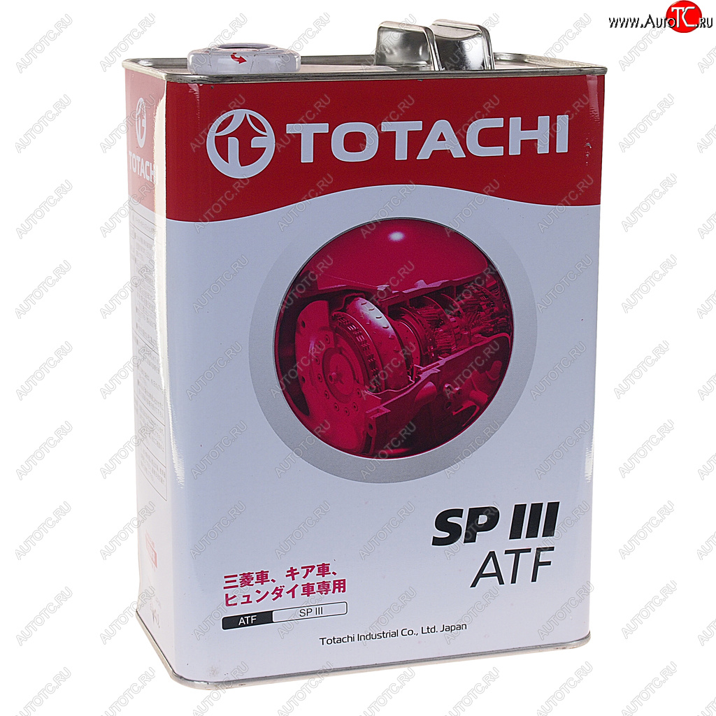 4 089 р. Масло трансмиссионное ATF SP III синт.4л (красный) TOTACHI TOTACHI 20404  с доставкой в г. Пермь