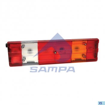 2 599 р. Фонарь задний MERCEDES Actros правый (525х140мм) АМР разъем сбоку SAMPA SAMPA 205.006  с доставкой в г. Пермь. Увеличить фотографию 1