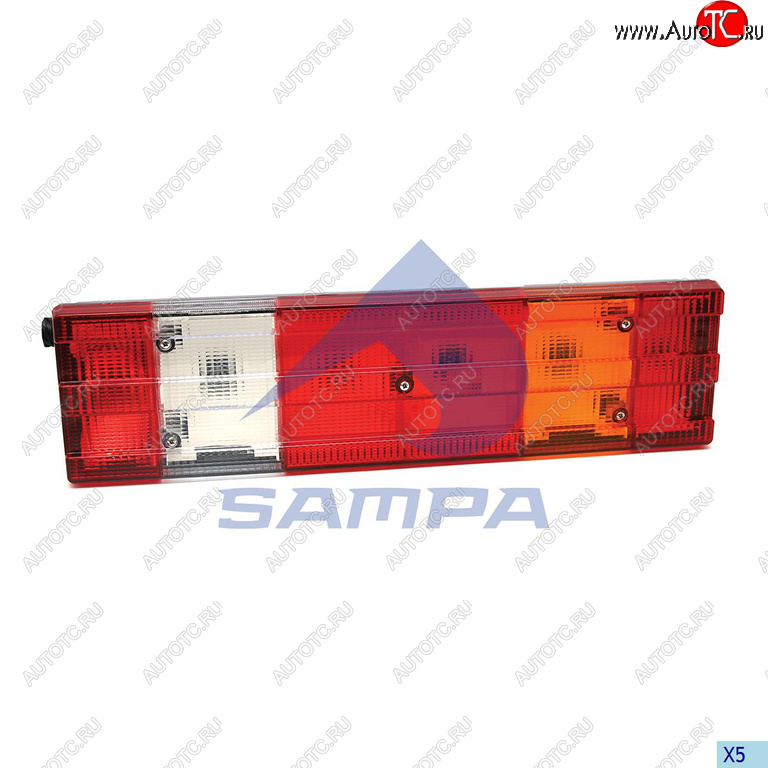 2 599 р. Фонарь задний MERCEDES Actros правый (525х140мм) АМР разъем сбоку SAMPA SAMPA 205.006  с доставкой в г. Пермь