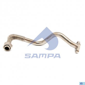 5 199 р. Трубка MERCEDES масляная турбокомпрессора обратная SAMPA SAMPA 205.165  с доставкой в г. Пермь. Увеличить фотографию 1