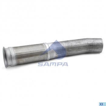 4 189 р. Труба приемная глушителя MERCEDES с гофрой SAMPA SAMPA 205.252  с доставкой в г. Пермь. Увеличить фотографию 1