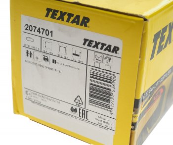 6 199 р. Колодки тормозные задние (4шт.) TEXTAR Mercedes-Benz Sprinter W910 (2018-2025)  с доставкой в г. Пермь. Увеличить фотографию 3
