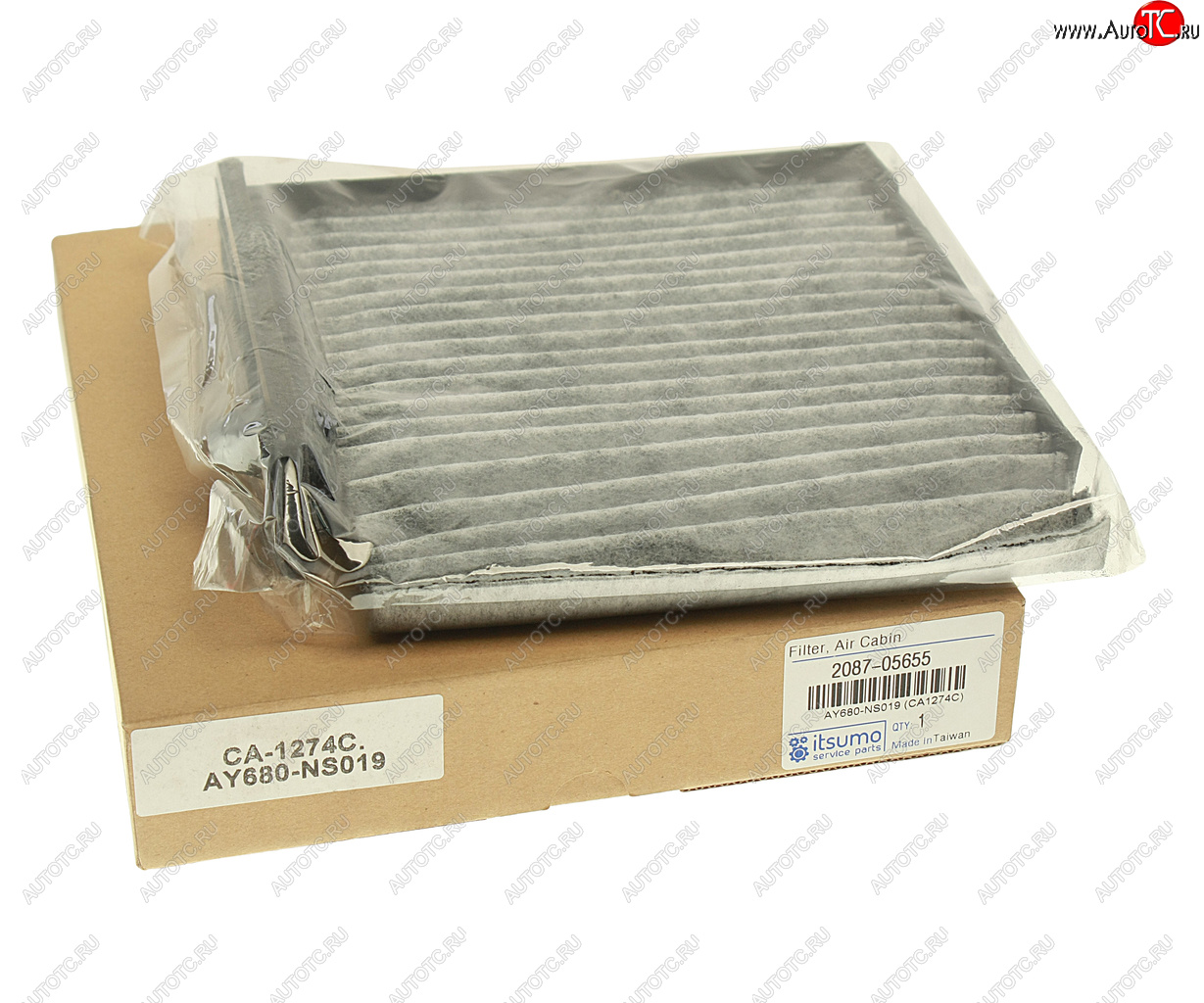 359 р. Фильтр воздушный салона TOYOTA Corolla,Rav 4 (06-) LEXUS GS (05-) угольный ITSUMO ITSUMO 2087-05655  с доставкой в г. Пермь