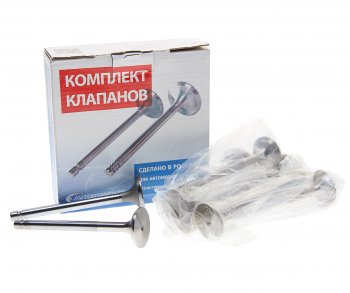 2 499 р. Клапан впусквыпуск ВАЗ-2101-2107 комплект 8шт. AVTOSTANDART AVTOSTANDART 21010-1007010-99  с доставкой в г. Пермь. Увеличить фотографию 1