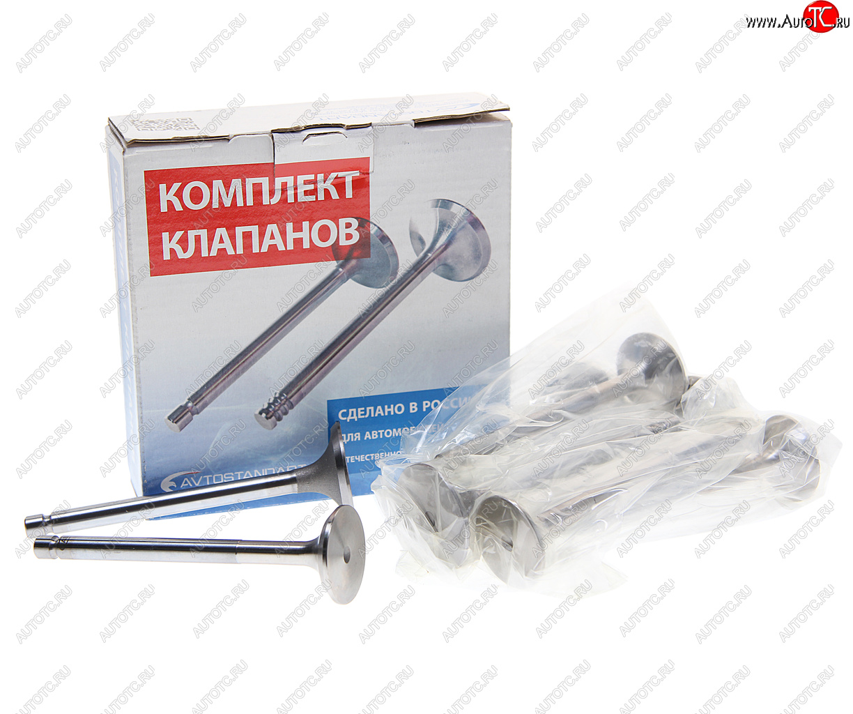 2 499 р. Клапан впусквыпуск ВАЗ-2101-2107 комплект 8шт. AVTOSTANDART AVTOSTANDART 21010-1007010-99  с доставкой в г. Пермь