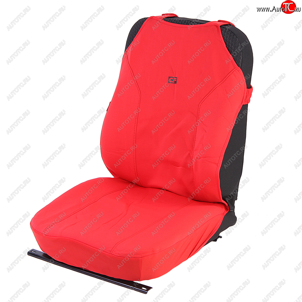 1 399 р. Универсальные чехлы сидений (майка, 4 предм., полиэстер) Bingo Front CARFASHION   (красные)  с доставкой в г. Пермь