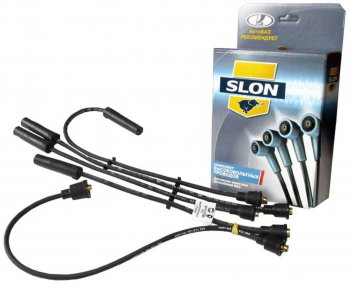 989 р. Провод высоковольтный ВАЗ-2101-2107 комплект силикон SLON SLON 2101-3707080  с доставкой в г. Пермь. Увеличить фотографию 1