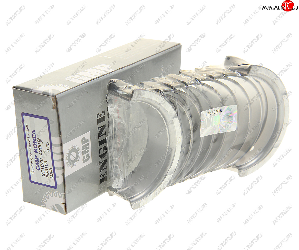 349 р. Вкладыши HYUNDAI Porter дв.D4BF коренные d+0.75 комплект (10шт.) GMP GMP 21020-42909  с доставкой в г. Пермь