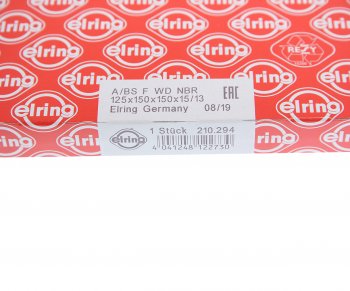 1 089 р. Сальник MERCEDES ступицы (125x150x15/13) ELRING ELRING 210.294 ELRING 210.294  с доставкой в г. Пермь. Увеличить фотографию 4