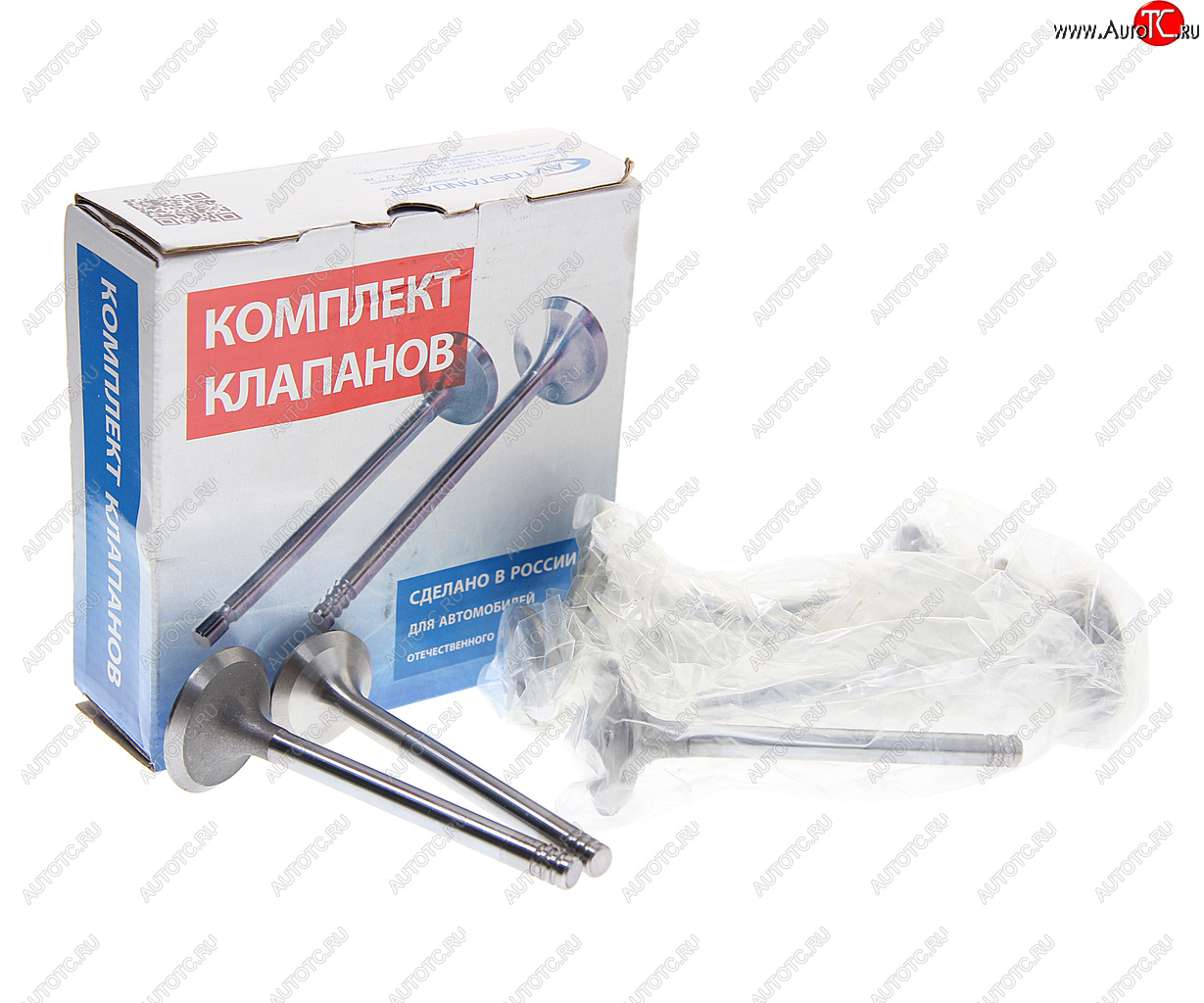 2 499 р. Клапан впусквыпуск ВАЗ-21083 комплект 8шт. AVTOSTANDART AVTOSTANDART 21080-1007010-99  с доставкой в г. Пермь