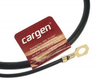 849 р. Провод АКБ - ВАЗ-2110 литая клемма CARGEN CARGEN 2110-3724080-90  с доставкой в г. Пермь. Увеличить фотографию 3