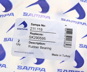 379 р. Втулка JOST JSK36AV опоры седельного устройства SAMPA SAMPA 211.119  с доставкой в г. Пермь. Увеличить фотографию 3