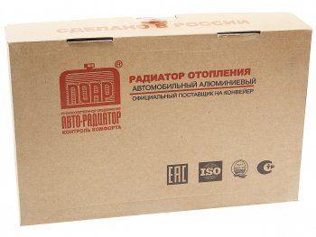 2 799 р. Радиатор отопителя ГАЗ-3221,2217,2705 салона (длинный) алюминиевый ПОАР ПОАР 2112.077  с доставкой в г. Пермь. Увеличить фотографию 4