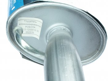 3 269 р. Глушитель ВАЗ-2112 алюминизированный НО РОБОЛА РОБОЛА 2112-1200010-30  с доставкой в г. Пермь. Увеличить фотографию 3