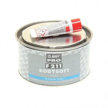 489 р. Шпатлевка полиэфирная SOFT 211 0.38кг BODY BODY 2112300050  с доставкой в г. Пермь. Увеличить фотографию 1