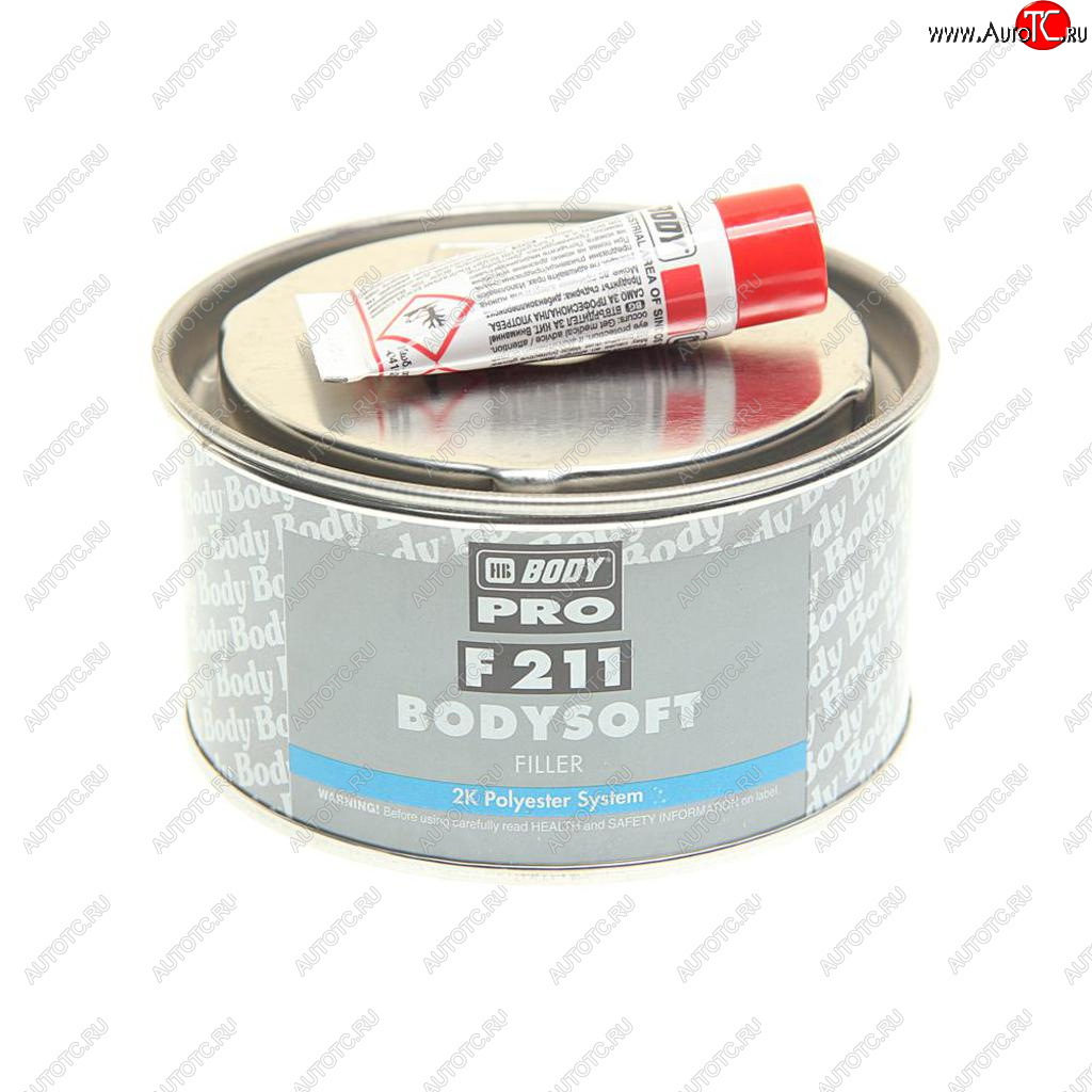 489 р. Шпатлевка полиэфирная SOFT 211 0.38кг BODY BODY 2112300050  с доставкой в г. Пермь