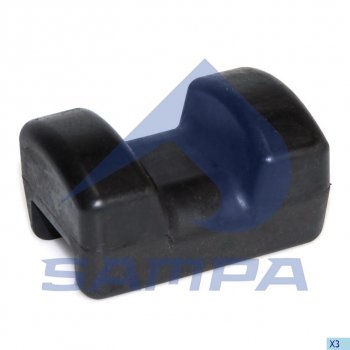 252 р. Подушка опоры седла нижняя прямоугольная (SK-S36.22) George Fischer SAMPA SAMPA 211.271  с доставкой в г. Пермь. Увеличить фотографию 1