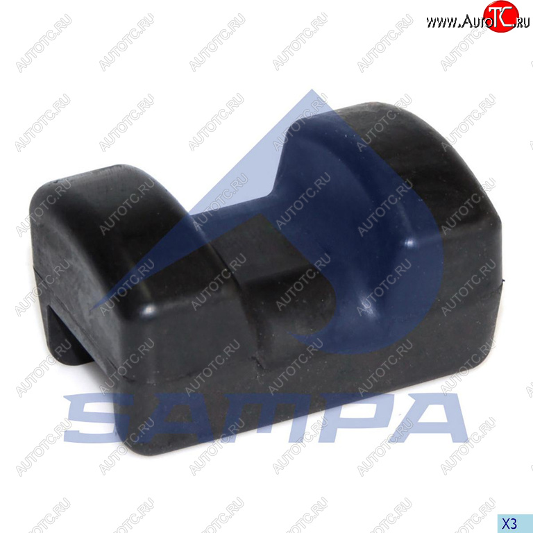252 р. Подушка опоры седла нижняя прямоугольная (SK-S36.22) George Fischer SAMPA SAMPA 211.271  с доставкой в г. Пермь