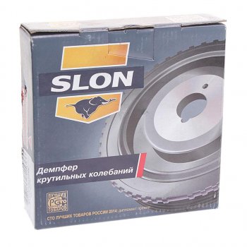 2 499 р. Шкив ВАЗ-21177 коленвала демпферный SLON SLON 21177-1005058  с доставкой в г. Пермь. Увеличить фотографию 3