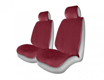 3 199 р. Накидка на сиденье мех искусственный фиолетовая 2шт. Alpaca Front CARFASHION CARFASHION 21217  с доставкой в г. Пермь. Увеличить фотографию 1