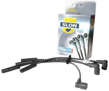 1 369 р. Провод высоковольтный ВАЗ-2123 комплект силикон SLON SLON 2123-3707080-10  с доставкой в г. Пермь. Увеличить фотографию 1
