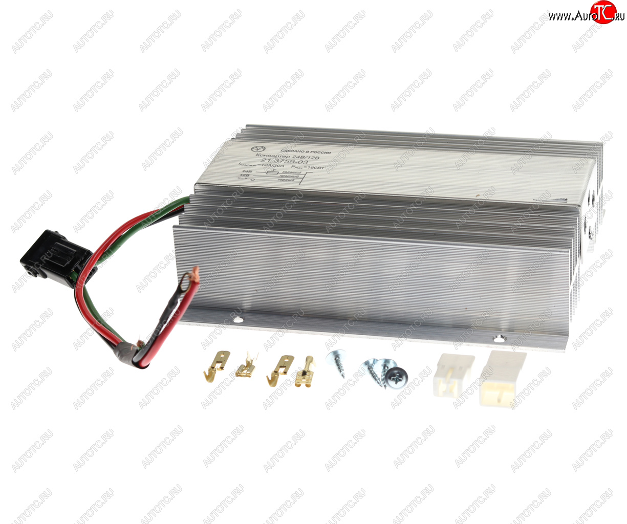 3 799 р. Преобразователь напряжения (инвертор) 24-12V 20А 160Вт ЭНЕРГОМАШ ЭНЕРГОМАШ 21.3759-03  с доставкой в г. Пермь