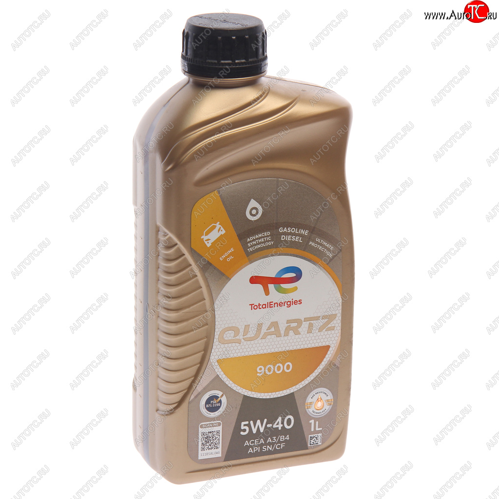 1 299 р. Масло моторное QUARTZ 9000 5W40 синт.1л TOTAL TOTAL 213764  с доставкой в г. Пермь