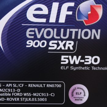 5 599 р. Масло моторное EVOLUTION 900 SXR 5W30 синт.5л ELF ELF 213894  с доставкой в г. Пермь. Увеличить фотографию 2