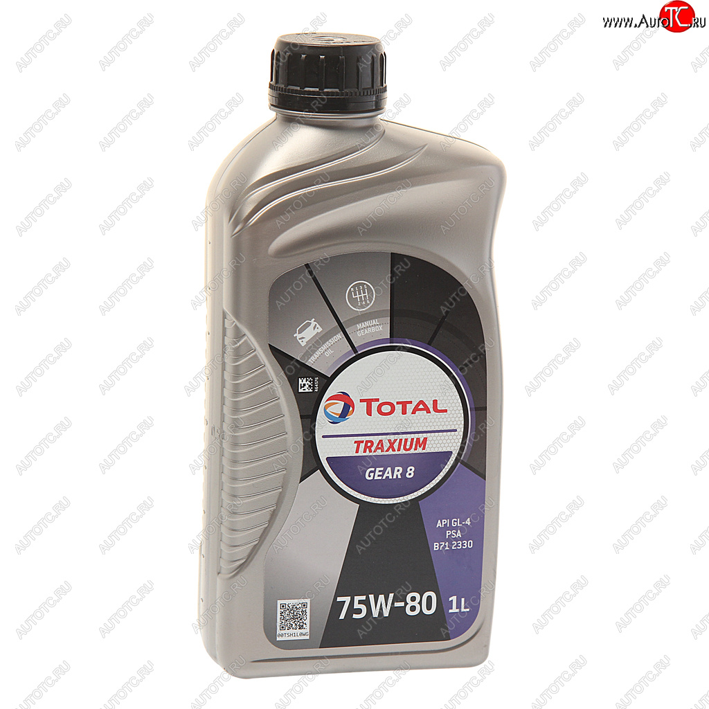 1 369 р. Масло трансмиссионное TRAXIUM Gear 8 75W80 GL-4 1л TOTAL TOTAL 214082  с доставкой в г. Пермь