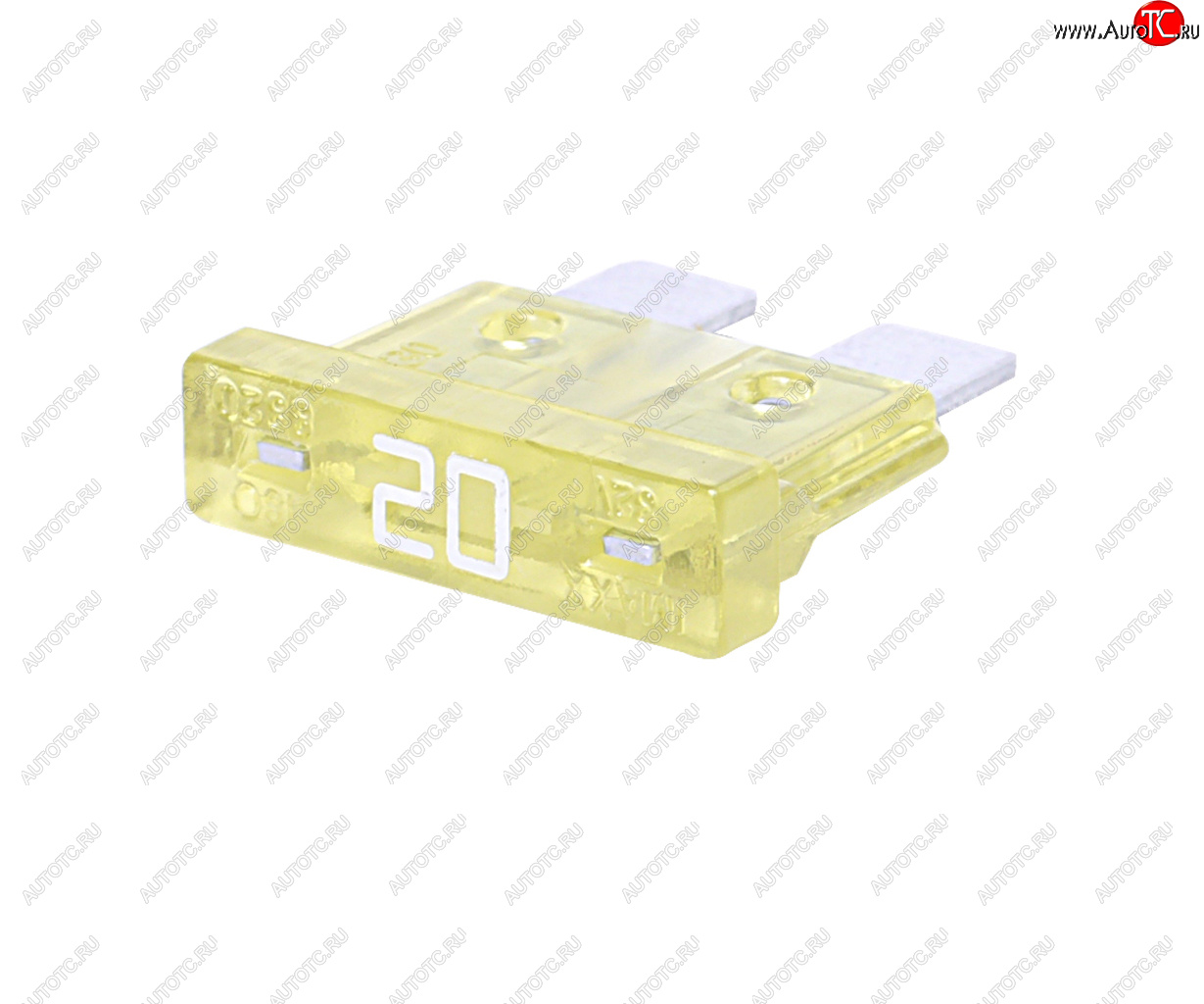 11 р. Предохранитель 20А флажковый (1шт.) FLOSSER FLOSSER 214820(204820)  с доставкой в г. Пермь