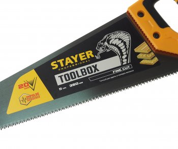 429 р. Ножовка по дереву 350мм для мелких пильных работ STAYER STAYER 2-15091-45_z01  с доставкой в г. Пермь. Увеличить фотографию 2