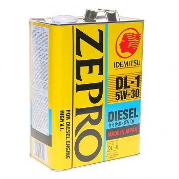 5 799 р. Масло дизельное ZEPRO DIESEL DL-1 5W30 псинт.4л IDEMITSU IDEMITSU 2156-004  с доставкой в г. Пермь. Увеличить фотографию 1