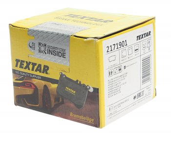 2 299 р. Колодки тормозные задние (4шт.) TEXTAR Honda Accord 8 CS купе дорестайлинг (2008-2010)  с доставкой в г. Пермь. Увеличить фотографию 2