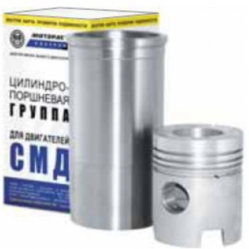 8 849 р. Гильза с поршнем СМД-18,-21,-22 (гильза,поршень,уплк,пк) МОТОРДЕТАЛЬ МОТОРДЕТАЛЬ 22-03с5  с доставкой в г. Пермь. Увеличить фотографию 1
