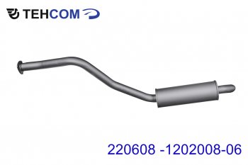 2 799 р. Резонатор УАЗ-220608 дв.ЗМЗ-409 ЕВРО-3 ТЕХКОМ ТЕХКОМ 220608-1202008-06  с доставкой в г. Пермь. Увеличить фотографию 1