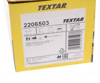 4 949 р. Колодки тормозные передние (4шт.) TEXTAR Nissan X-trail 3 T32 рестайлинг (2017-2022)  с доставкой в г. Пермь. Увеличить фотографию 4