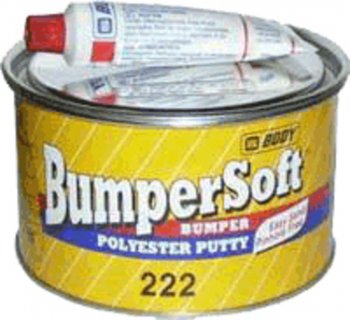 1 269 р. Шпатлевка по пластику BUMPERSOFT 222 черная 1кг BODY BODY 2220200001  с доставкой в г. Пермь. Увеличить фотографию 1