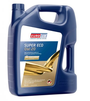 10 249 р. Масло моторное SUPER ECO SP 0W20 синт.5л EUROLUB EUROLUB 226005  с доставкой в г. Пермь. Увеличить фотографию 1