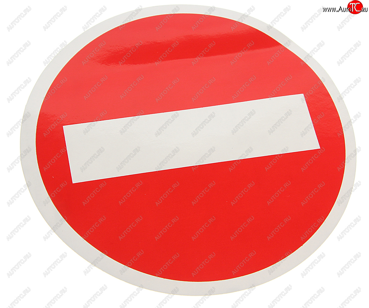 57 р. Наклейка-знак виниловая вырезанная СТОП d=15см AUTOSTICKERS AUTOSTICKERS 22680  с доставкой в г. Пермь