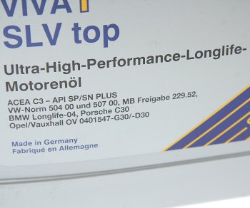 7 199 р. Масло моторное VIVA 1 SLV top(LL3) 5W30 синт.4л SRS SRS 22780  с доставкой в г. Пермь. Увеличить фотографию 3