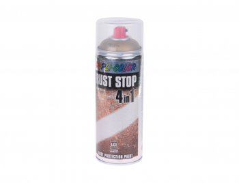 699 р. Краска по ржавчине золотистая металлик Rust Stop 400мл DUPLI COLOR DUPLI COLOR 228650  с доставкой в г. Пермь. Увеличить фотографию 1