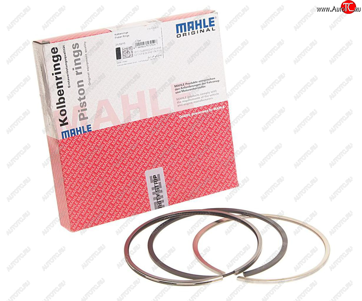 2 179 р. Кольца поршневые MAN дв.D2865,66 (3.5х3х51 d=128) (на 1 поршень) MAHLE MAHLE 22890n0  с доставкой в г. Пермь