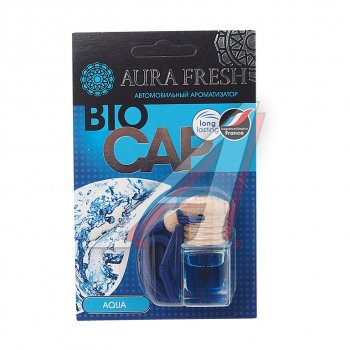 215 р. Ароматизатор подвесной жидкостный (aqua) 6мл Bio Cap AURA FRESH AURA FRESH 23001  с доставкой в г. Пермь. Увеличить фотографию 1